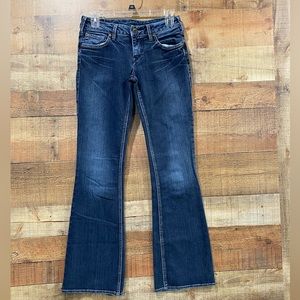 Silver Aiko Bootcut Jeans Size 27